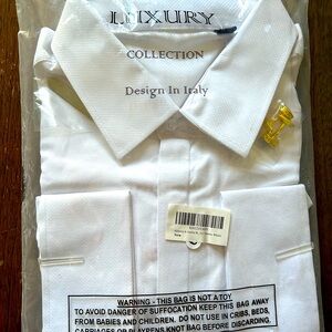 French cuff men’s white 17 1/2 34/35 Dress shirt